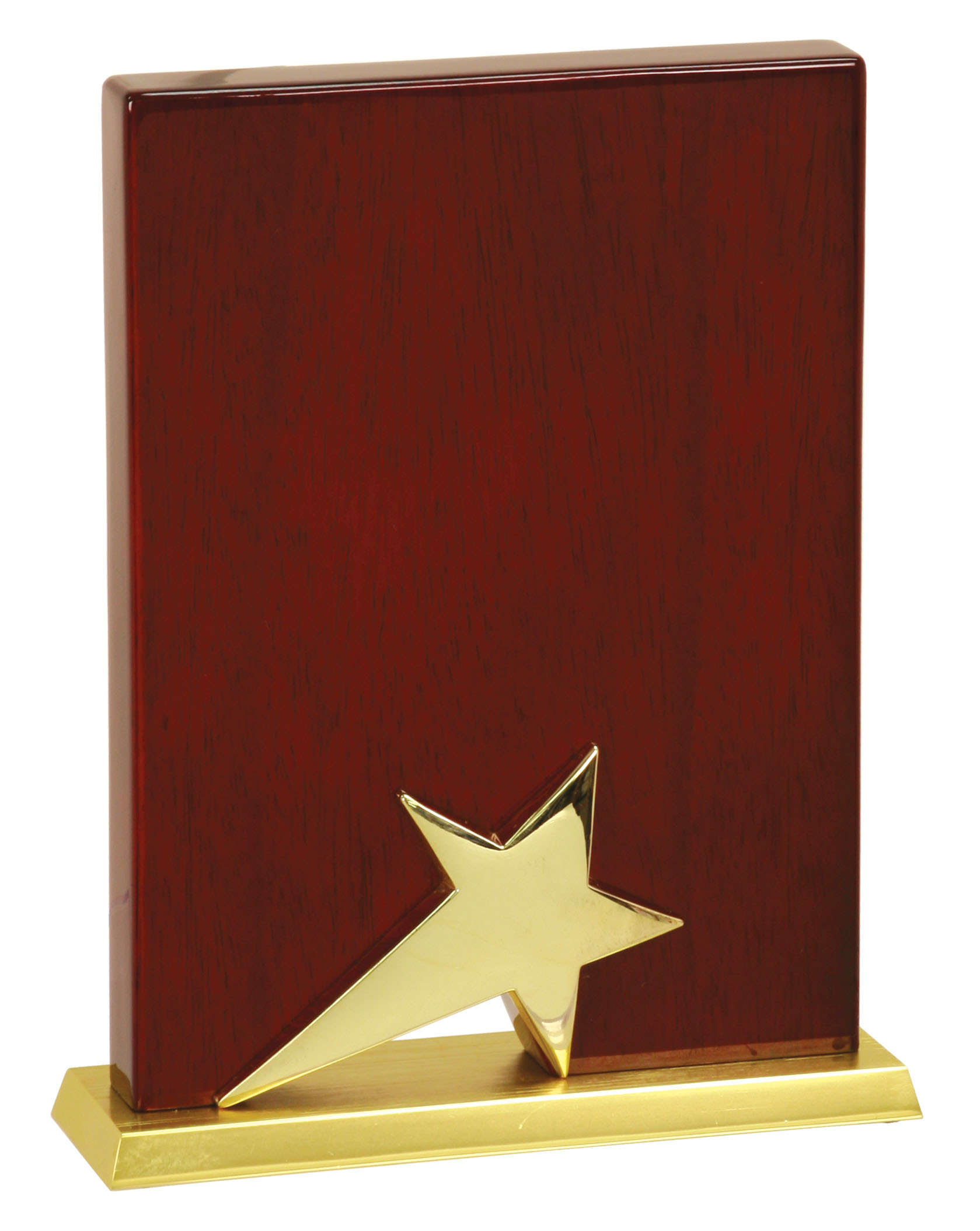 wooden star plaque