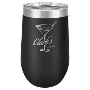 Polar Camel 16 oz. Stemless Tumbler w/Lid - Laser or UV ...