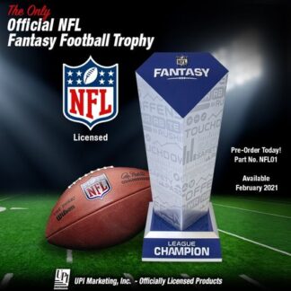 18 NFL Fantasy Football Trophy on Black Base Fantasy Football