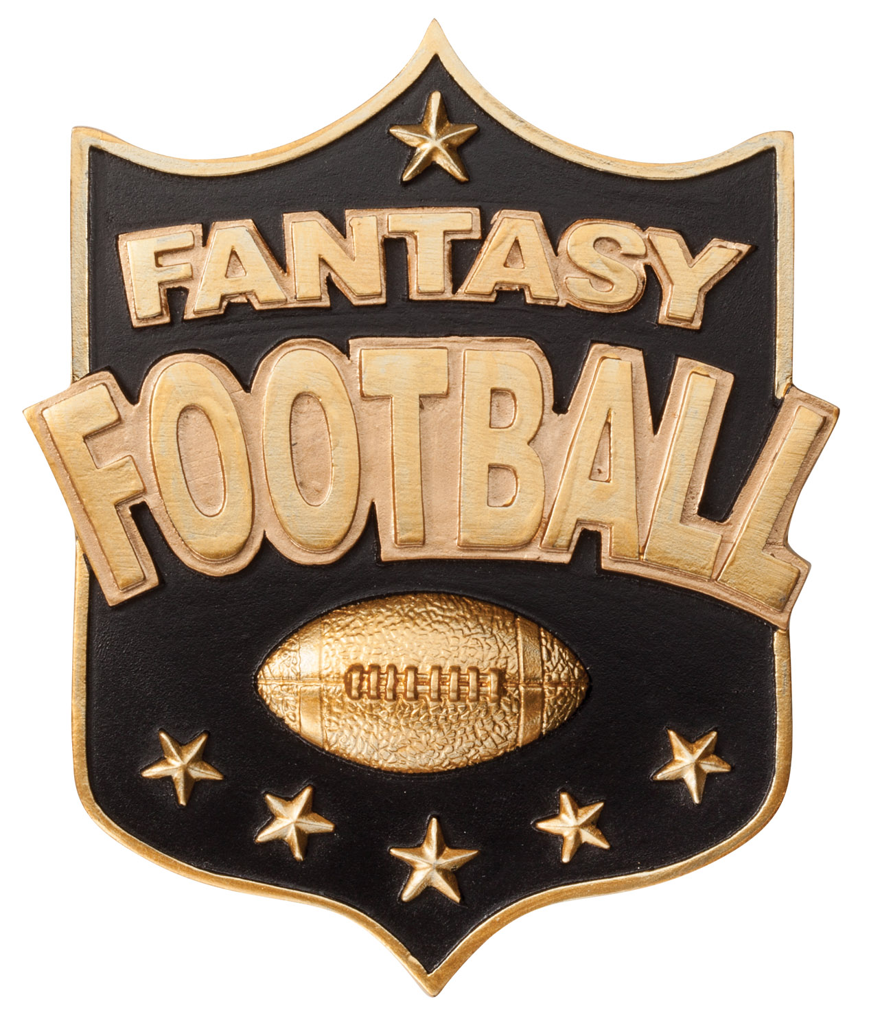 Oval Fantasy Football Emblem Plaque, Plaques