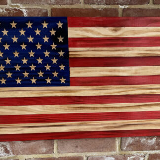 US Flags made of Wood