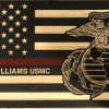 Military, Police and First Responders Wood Flags by Zep Woodworking