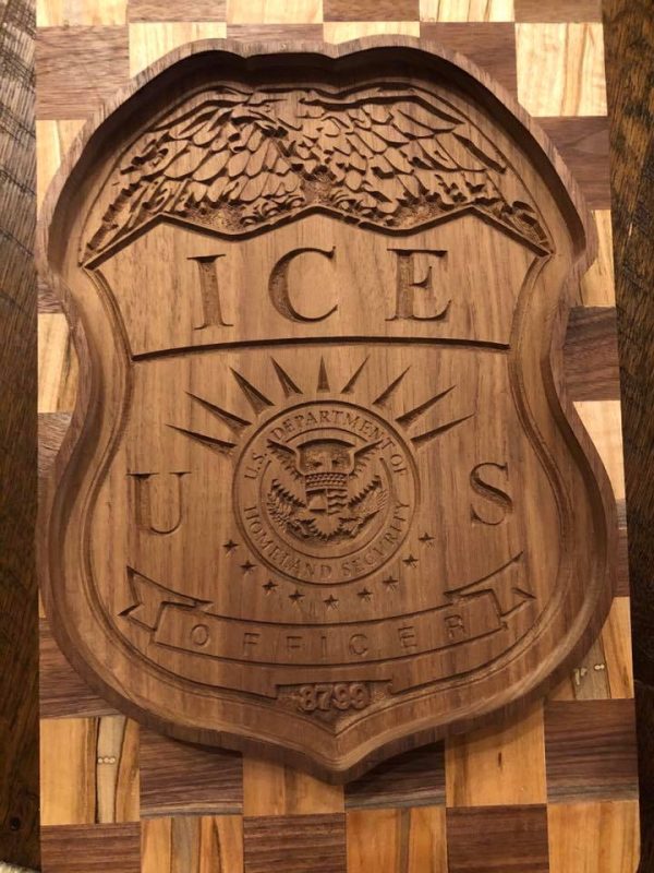 Military and First Responders Custom Wood Tray Badges - Image 16