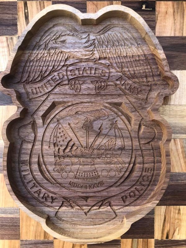 Military and First Responders Custom Wood Tray Badges - Image 15