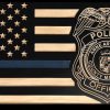 Military, Police and First Responders Wood Flags by Zep Woodworking - Image 2