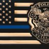 Military, Police and First Responders Wood Flags by Zep Woodworking - Image 7