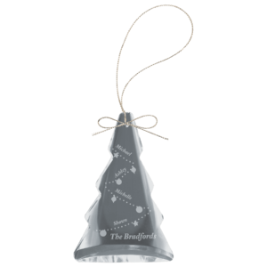 2 1/2″ Christmas Crystal Ornaments