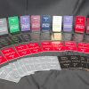 Poker Seat Cards - Rectangular Professional Series