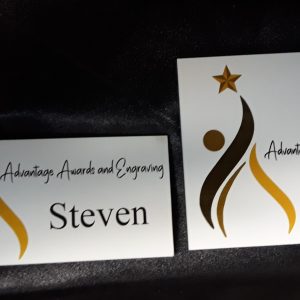 ***Custom Name Badges Made in Store (Color)