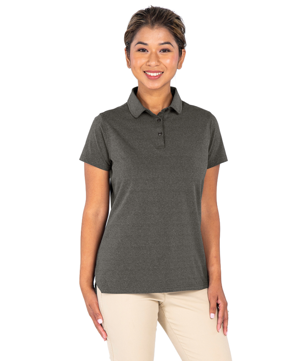 Heathered Eco-Logic Stretch Polo by Charles River - Image 6