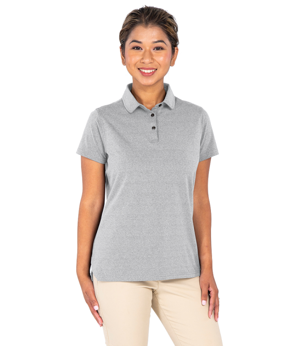 Heathered Eco-Logic Stretch Polo by Charles River - Image 7