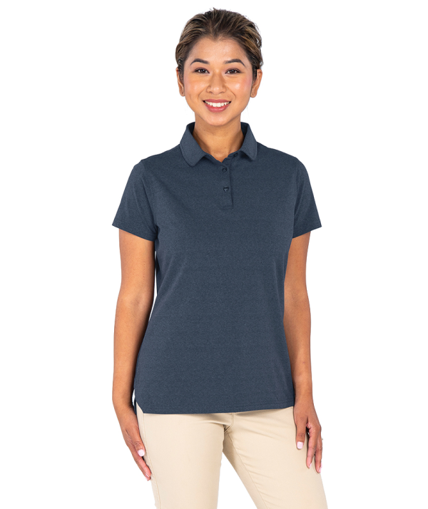 Heathered Eco-Logic Stretch Polo by Charles River - Image 9