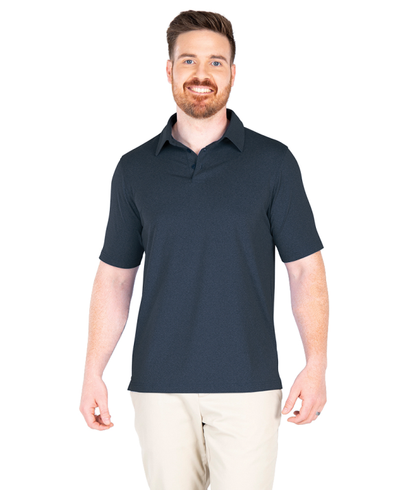 Heathered Eco-Logic Stretch Polo by Charles River - Image 5