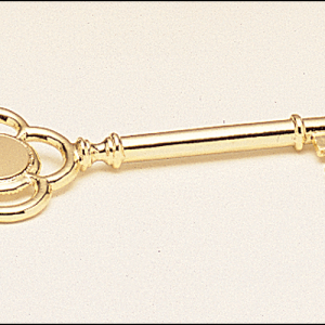 Goldtone Plated Key with Engraving Disc