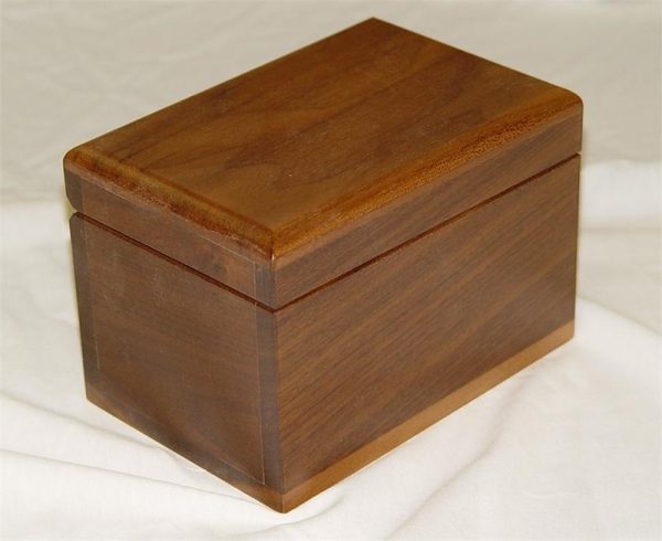 Recipe Card Box - 1 LEFT! (Cherry) - 7255 - Image 2