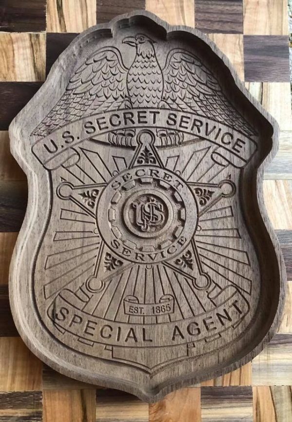 Military and First Responders Custom Wood Tray Badges - Image 9