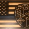 Military, Police and First Responders Wood Flags by Zep Woodworking - Image 5