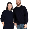 Waffle Crew Neck Sweatshirt by Charles River - Image 4