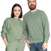 Waffle Crew Neck Sweatshirt by Charles River