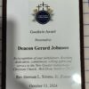 Economy Plaques - All American Walnut Step-Edge Plaque - Image 43
