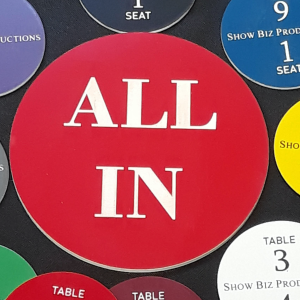 All-In and Call Buttons for Poker