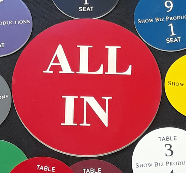 All-In and Call Buttons for Poker