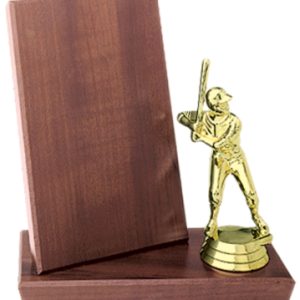 3 3/4″ x 5 3/4″ Cherry Finish Stand-up Plaque