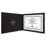 Laserable Leatherette Certificate Holder for 8 1/2″ x 11″