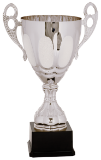 Gold/Silver Completed Metal Cup Trophy on Plastic Base – CMC700