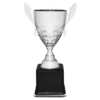 Gold or Silver Completed Metal Cup Trophy on Rosewood 3 Sizes - CMC930 Series - - Image 2
