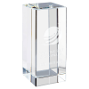 Clear Crystal Rectangle Block - Three Sizes