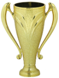 10″ Gold Plastic Victory Cup