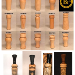 Unfinished Maple Duck Call Barrel, 5/8” bore, Sanded to 220 grit