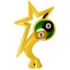7 1/2" Economy Trophy - Any Star Sports Figures on Plastic Bases - Image 2