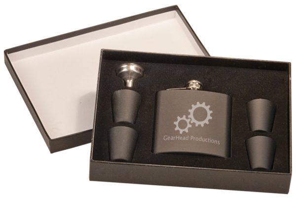 6 oz. Flask Set, with Presentation Box