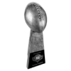 10 1/4" Antique Gold or Silver Football Resin FTB101 - Image 3
