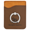 Laserable Leatherette Phone Wallet with Ring - Image 3