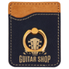 Laserable Leatherette Phone Wallet with Ring