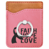 Laserable Leatherette Phone Wallet with Ring - Image 11