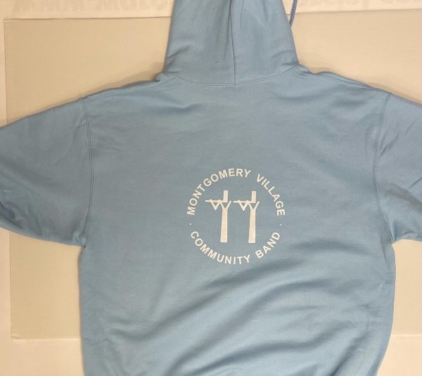 Zippered Hoodie - Light Blue or Navy Blue - Image 2