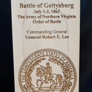 Gettysburg – CSA Order of Battle