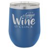 12 oz. Polar Camel Vacuum Insulated Stemless Wine Glass - Laser or UV Color Engraved