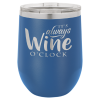 12 oz. Polar Camel Vacuum Insulated Stemless Wine Glass - Laser or UV Color Engraved - Image 10