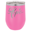 12 oz. Polar Camel Vacuum Insulated Stemless Wine Glass - Laser or UV Color Engraved - Image 7