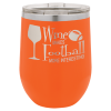 12 oz. Polar Camel Vacuum Insulated Stemless Wine Glass - Laser or UV Color Engraved - Image 13