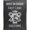 Piano Carbon Fiber Finish Plaque