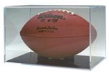 Clear Football BallQube Display Case