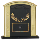 6″ Black Roman Column Award