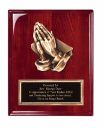 Praying Hands Plaque 8″ x 10″