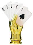 5″ Color Poker Hand Figure (Topper)